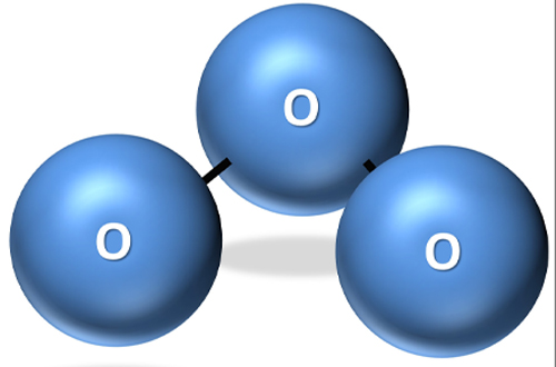 氧分子模型图